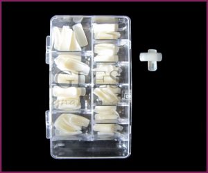 Full Well Nail Tips - Natural Model A - Box of 200