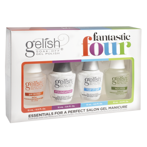 Gelish Gel Polish Fantastic Four - 4 Essentials Kit