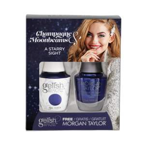 Gelish Gel Polish + Morgan Taylor A Starry Sight