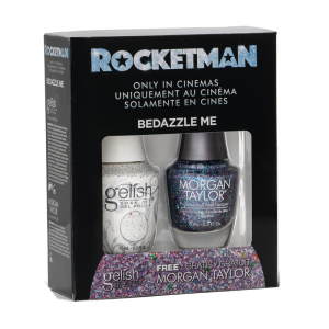 Gelish Gel Polish + Morgan Taylor Bedazzle me
