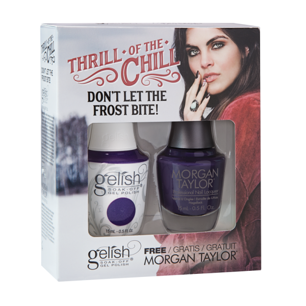 Gelish Gel Polish + Morgan Taylor Don't Let the Frost Bite! 15 mL