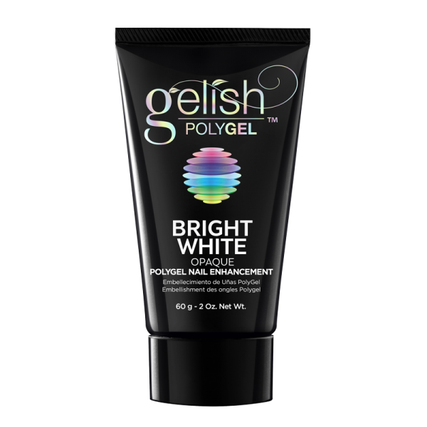 Gelish PolyGel Nail Enhancement Bright White Opaque - 60g