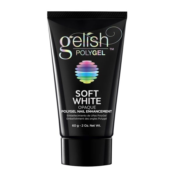 Gelish PolyGel Nail Enhancement Soft White Opaque – 60g