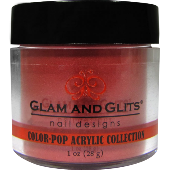 Glam and Glits Powder Color Pop Red Bikini #371