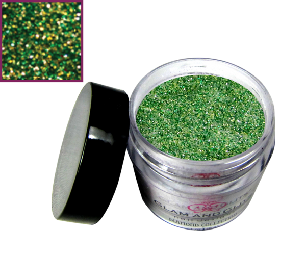 Glam and Glits Powder - Diamond Acrylic - Green Smoke DAC57