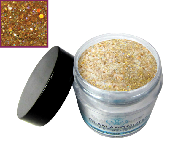 Glam and Glits Powder – Fantasy Acrylic – Gorgeous Gold #524