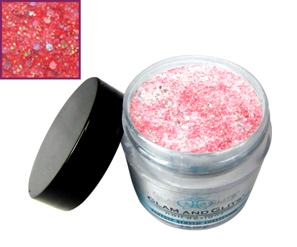 Glam and Glits Powder – Fantasy Acrylic – Pinkarat #533 (1 oz)