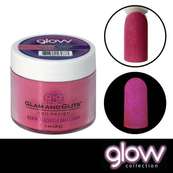 Glam and Glits Powder – Glow Acrylic GL 2043 Love me Tinder