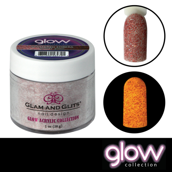 Glam and Glits Powder – Glow Acrylic GL 2045 Scattered Embers