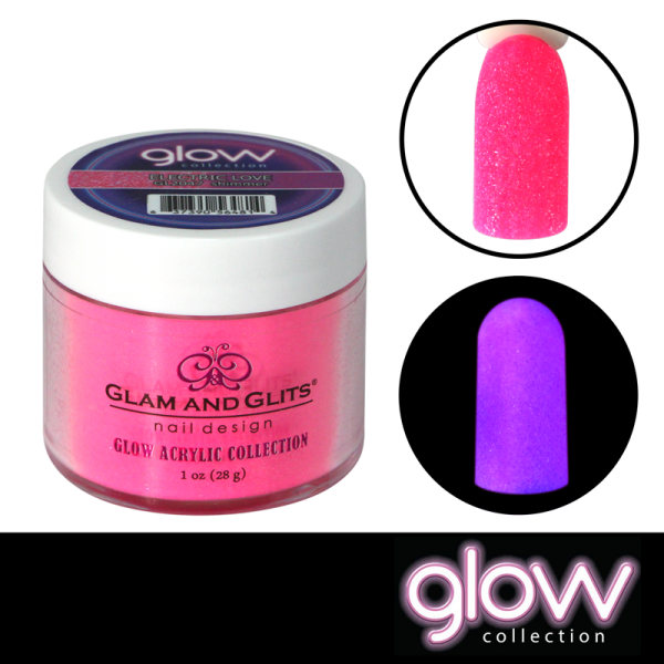 Glam and Glits Powder – Glow Acrylic GL 2047 Electric Love