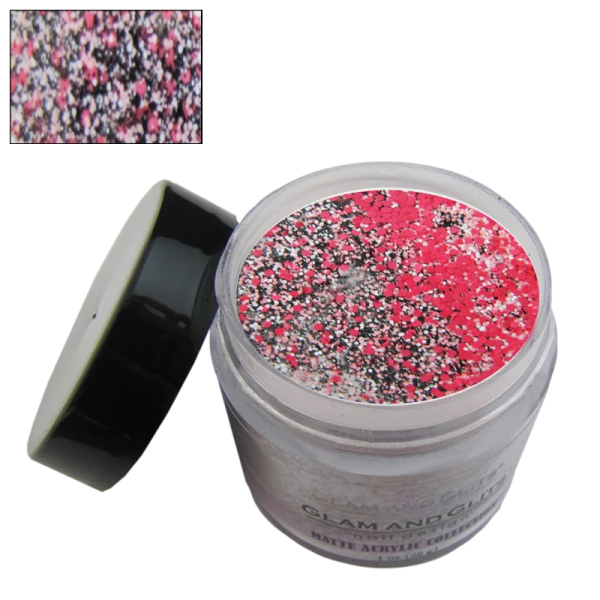 Glam and Glits Powder Matte Acrylic MAC605 Blackberry Champa