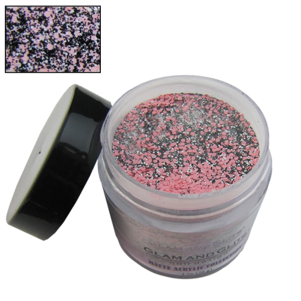 Glam and Glits Powder Matte Acrylic MAC607 Frosted Cupcake