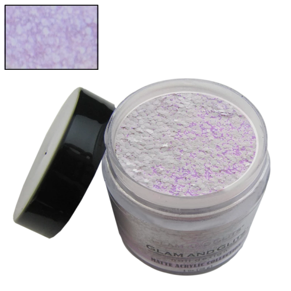 Glam and Glits Powder Matte Acrylic MAC612 Lavender Ice