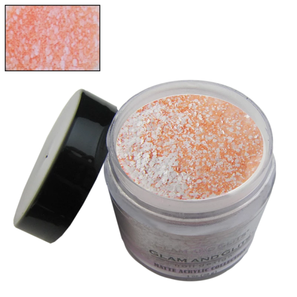 Glam and Glits Powder Matte Acrylic MAC616 Tropical Citrus