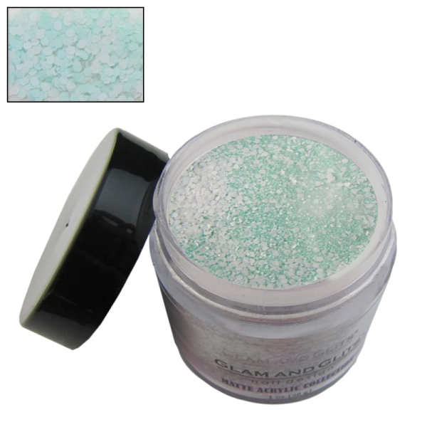 Glam and Glits Powder Matte Acrylic MAC623 Key Lime Pie