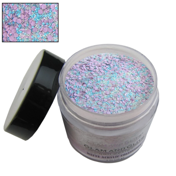 Glam and Glits Powder Matte Acrylic MAC626 Cotton Candy