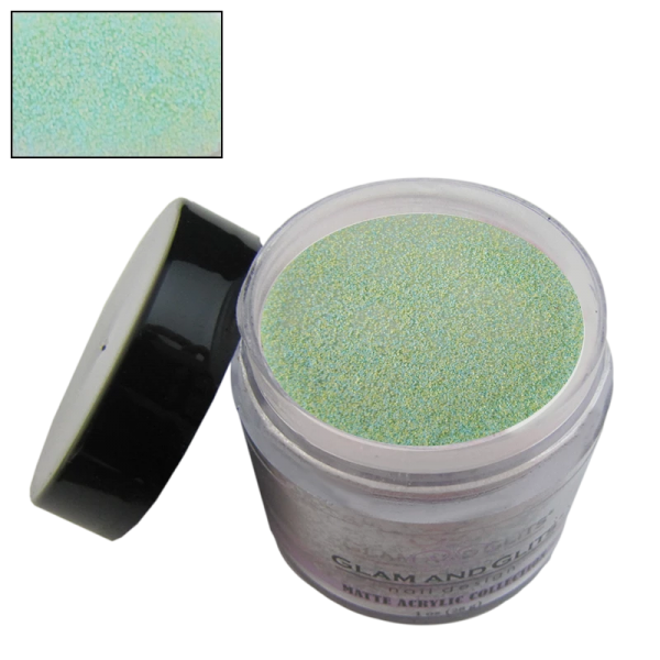 Glam and Glits Powder Matte Acrylic MAC632 Pistachio