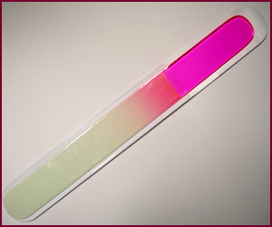 Glass Nail File – Pink (Big)