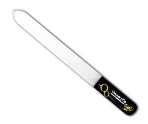 Glass Nail File with Ongles d'Or Logo