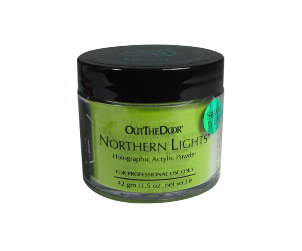 INM Powder Northern Light Holographic Green 1.5oz