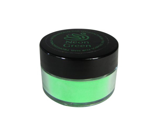 INM Powder Northern Light Holographic Neon Green 1/2oz