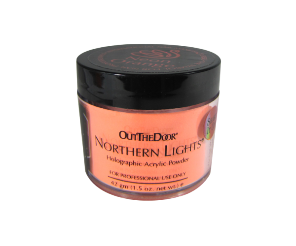 INM Powder Northern Light Holographic Neon Orange 1.5oz