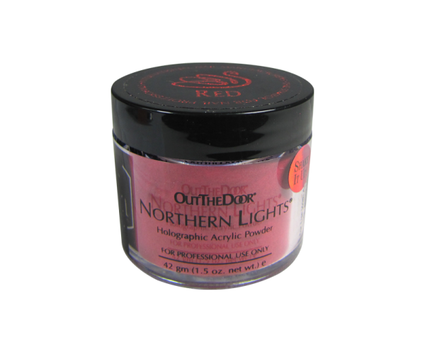 INM Powder Northern Light Holographic Red 1.5oz