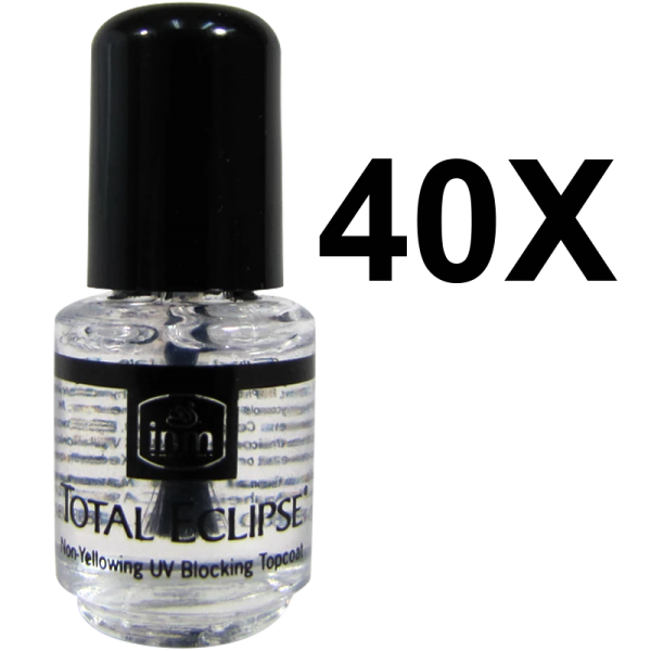 INM Total Eclipse UV Top Coat 40 x 1/8 oz (INMTE40P)