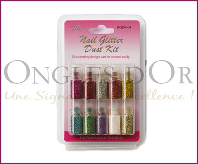 Kit 10 Glitter Powder (NGDK-04)