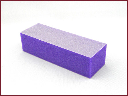 Lavender Buffer Block (White Paper) (Grit 100/180) (Unit)