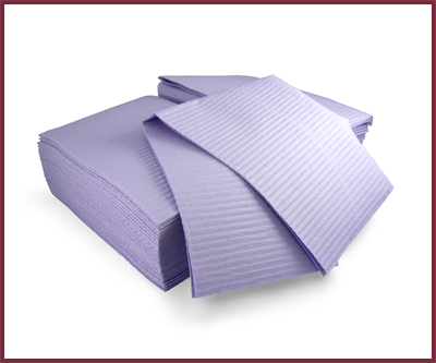 Lavender Dental Bibs – Aurelia (Gibson) (500 pcs)