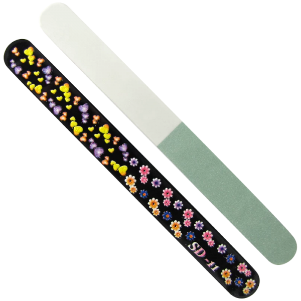 Magic Nail File with 3-D Decals Black (SD11N)