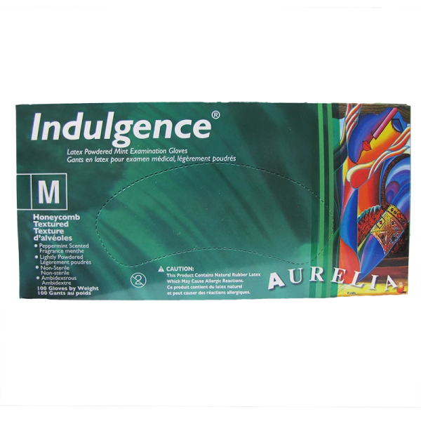 Medium Latex Powdered Mint Indulgence (100)