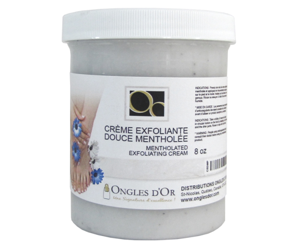 Mentholated Exfoliating Foot Cream 8 oz.