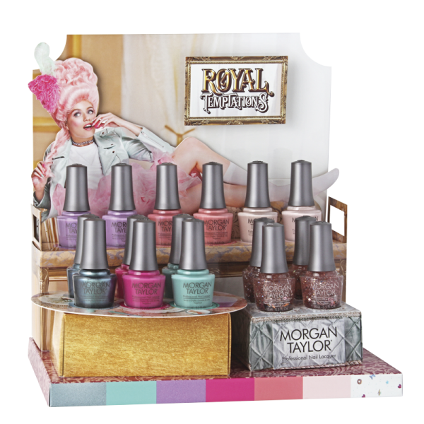 Morgan Taylor Nail Polish Display 16pcs Royal Temptations