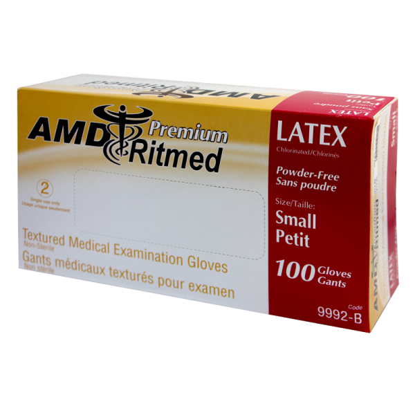 Multipurpose AMD Ritmed Latex Glove – small 100 gloves