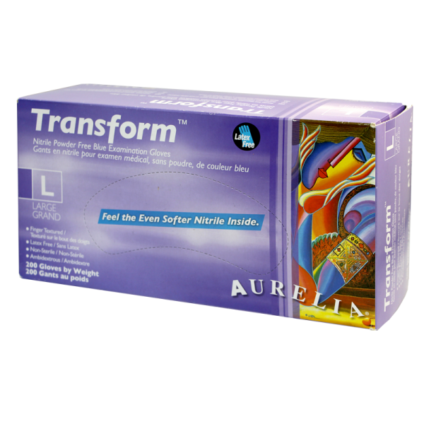 Multipurpose Aurelia Transform Nitrile Gloves – 200 large gloves