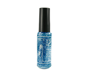 Nail Art Striper Nail Polish - Blue Glitter #383