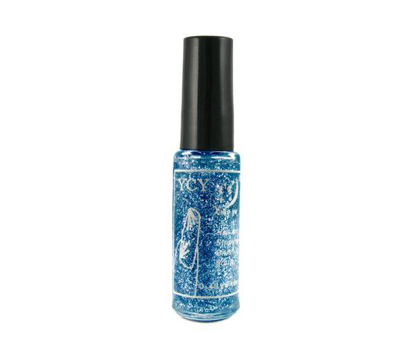 Nail Art Striper Nail Polish – Blue Glitter #383