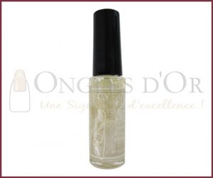 Nail Art Striper Nail Polish - Ivory Glitterl #369