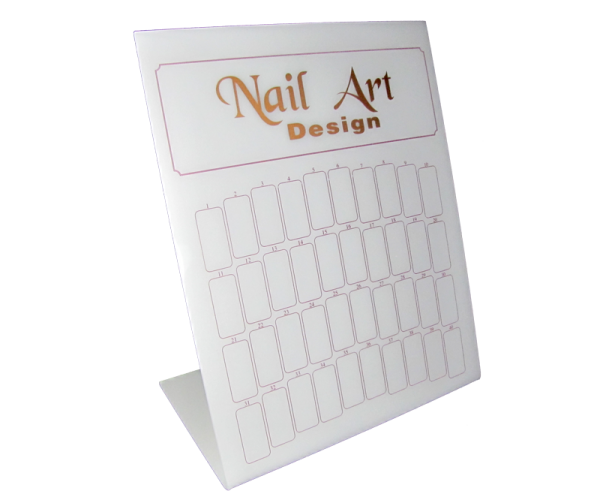 Nail Design Display Board (40 spots) – Gold Print