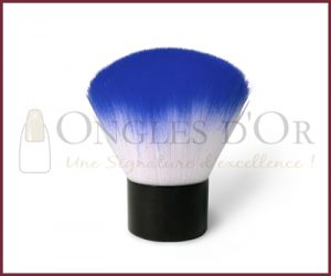 Nail Dust Brush - Small - White/Blue