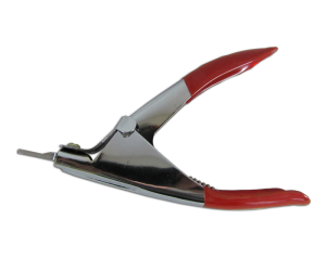Nail Tip Cutter - Non-Slip Handle - Red