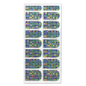 Nail Wrap Foil Stickers - Polka Dot - Multicoloured #101