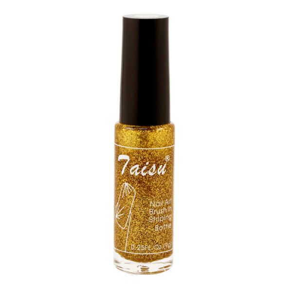 Nail art striper nail polish – fine gold glitter 028 10ml