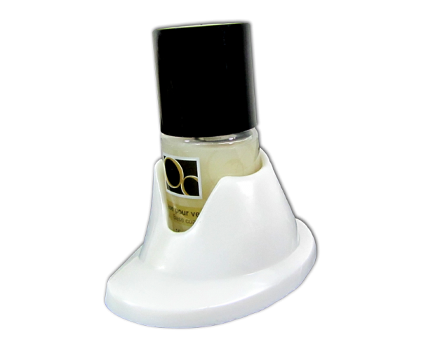 Nail polish tilter - White Rubber