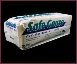 Non-Woven Sponges - Medicom Safe Gauze 4x4 (200 pcs) REF: 4544