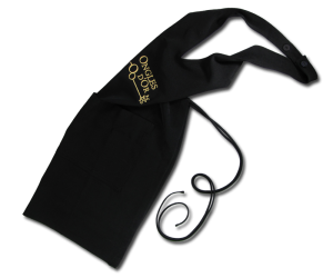 Ongles d'Or Black Apron (One Size)