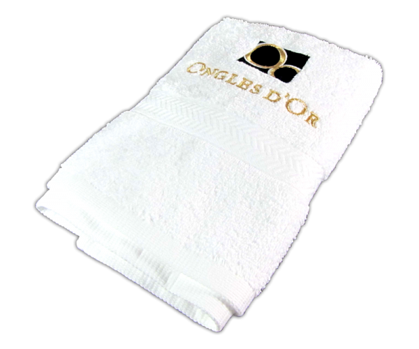 Ongles d'Or Embrodered Towel