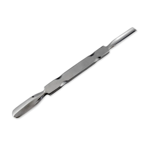 Ongles d'Or Stainless Steel Double Ended Cuticle Pusher - Flat Grip